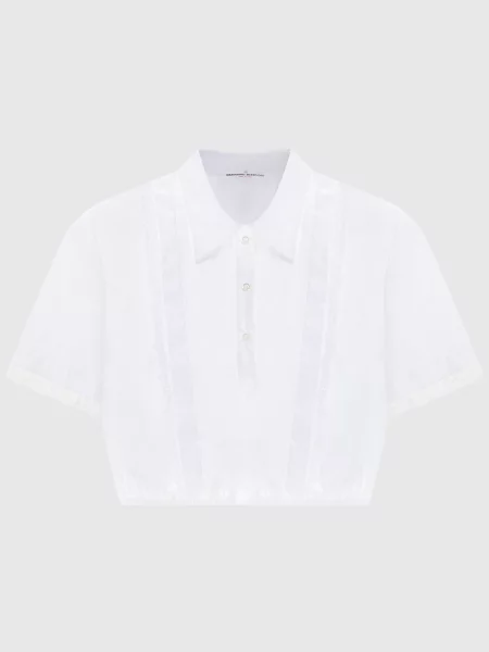 Топ з мереживом Ermanno Scervino білий