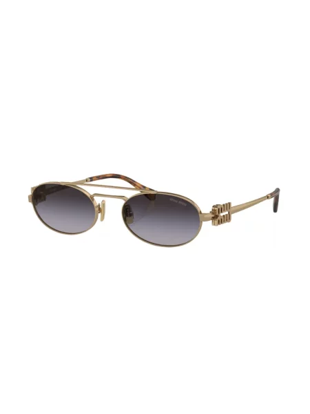 Saulės akiniai Miu Miu Eyewear auksinė