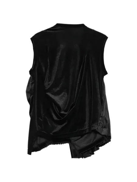 Top Comme Des Garçons fără mâneci negru