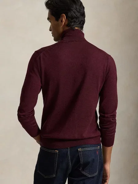 Pulover Polo Ralph Lauren de lână cu guler înalt