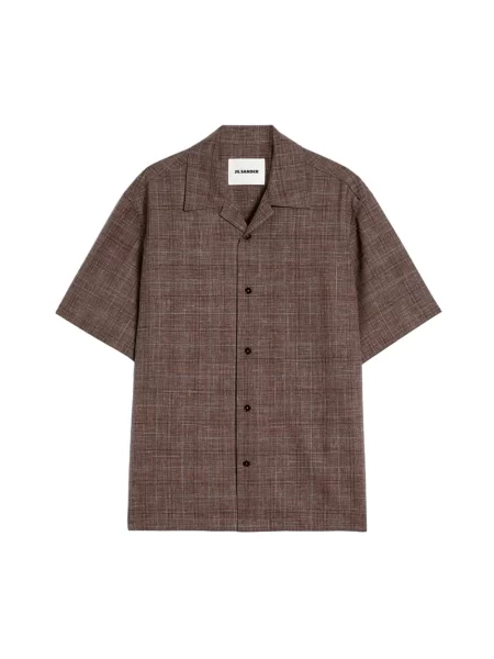 Koszula Jil Sander brązowa