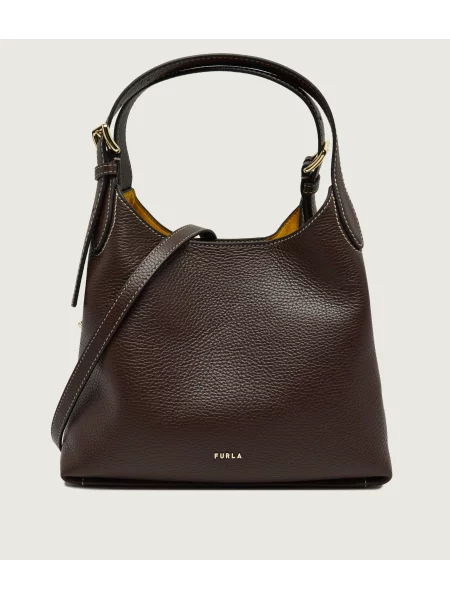Geantă Furla din piele maro