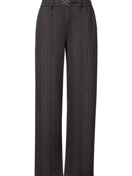 STREET ONE Pantaloni Amalia închis maro