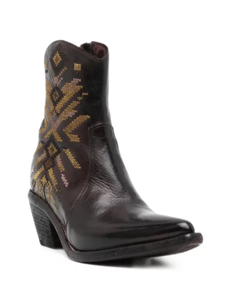Botine Fauzian Jeunesse din piele maro
