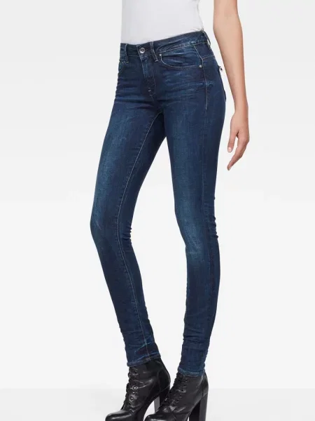 G-Star Raw Дънки Midge Zip тъмносиньо