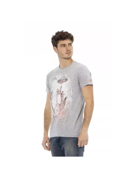 Koszulka Trussardi casual szara