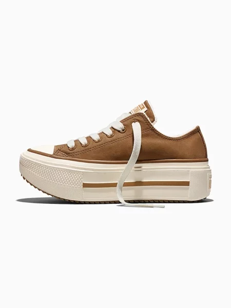 Converse Chuck Taylor All Star Lift Double Stack tenisówki brązowe