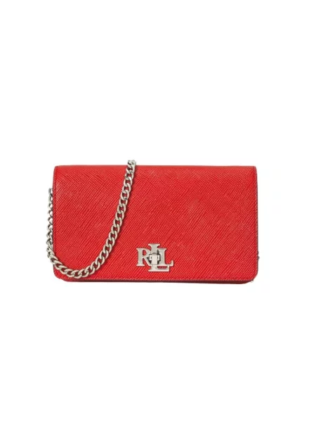 Torebka Ralph Lauren skórzana czerwona