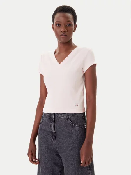 Majica Calvin Klein Jeans roza
