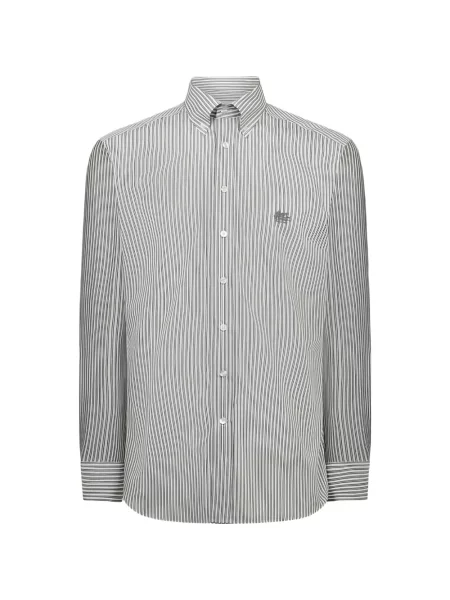 Cămașă Etro cu broderie alb