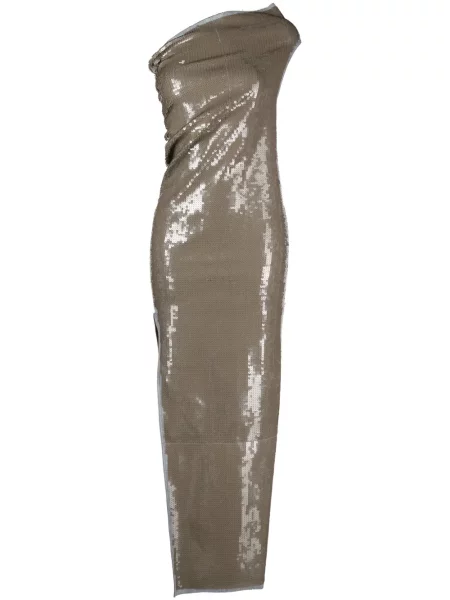 Rochie Rick Owens cu paiete maro