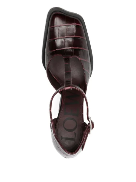 Pantofi cu toc Loewe roșu