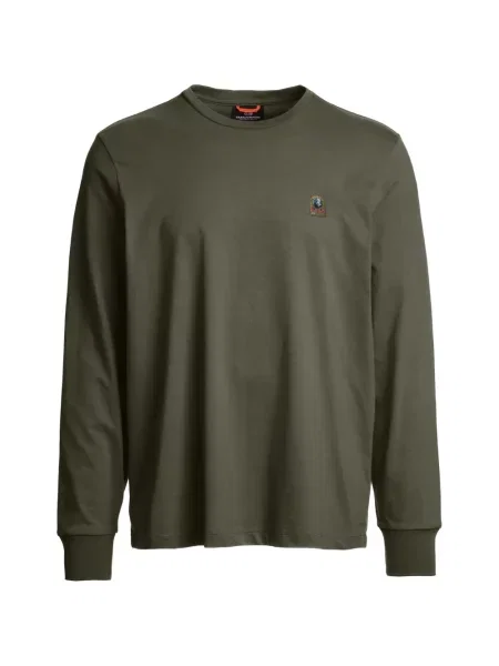 Lung tricou Parajumpers cu autograf verde