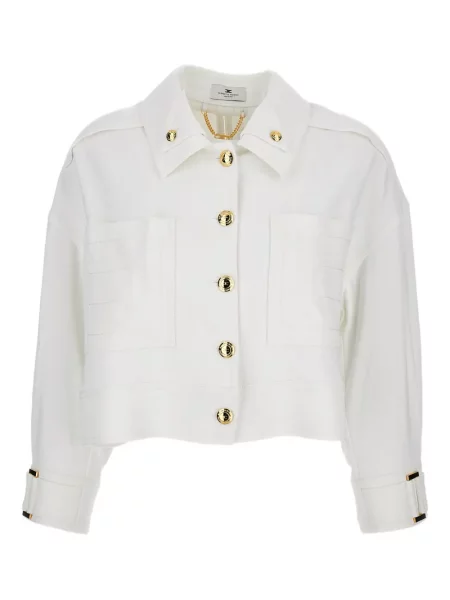 Geacă Elisabetta Franchi alb