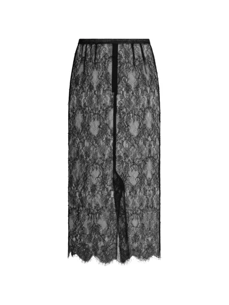 Fustă Dolce & Gabbana din dantelă negru