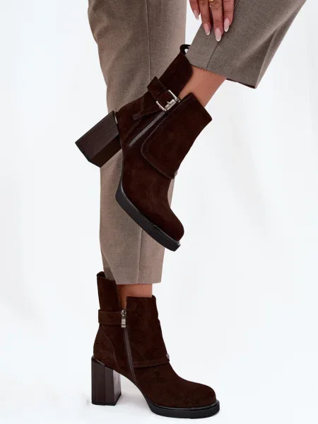 Kozačky Vinceza s přezkou černé