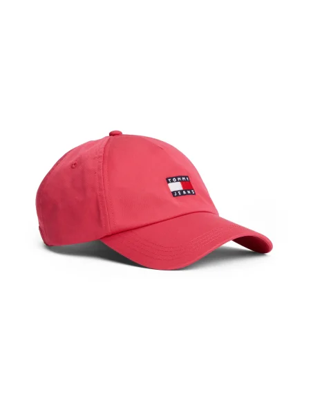 Tommy Jeans kapa s šiltom roza