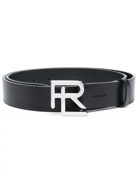 Curea Ralph Lauren Purple Label din piele negru