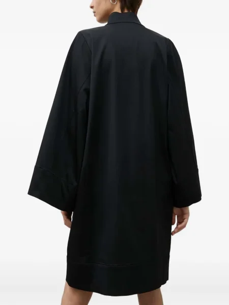 Rochie mini By Malene Birger cu decolteu în V de costum negru