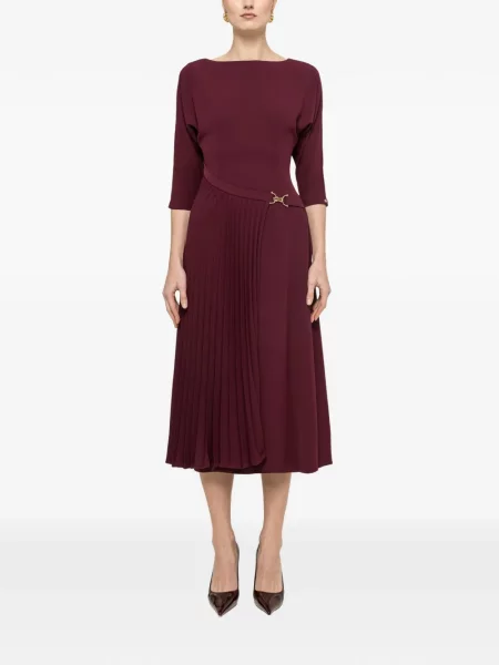 Rochie midi Nissa de costum roșu