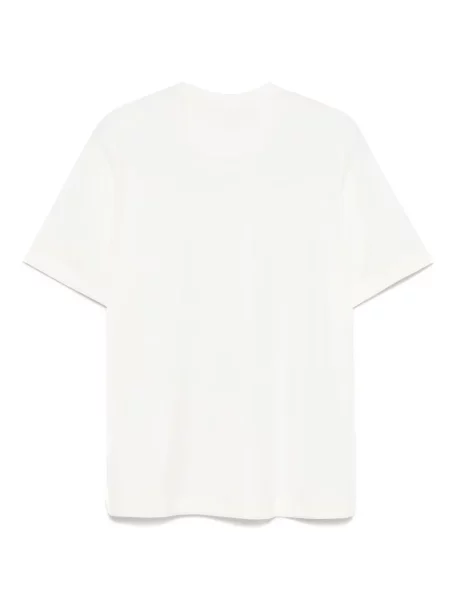 Tricou Eleventy din jerseu alb