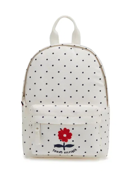TOMMY HILFIGER Rucsac bleumarin / roşu închis alb