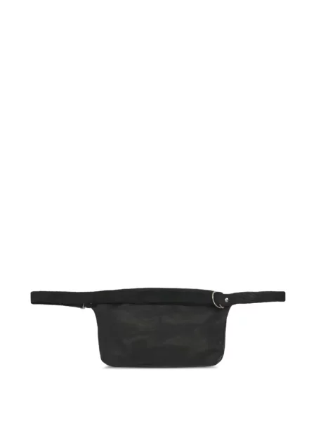 Cu centură curea Guidi din piele negru
