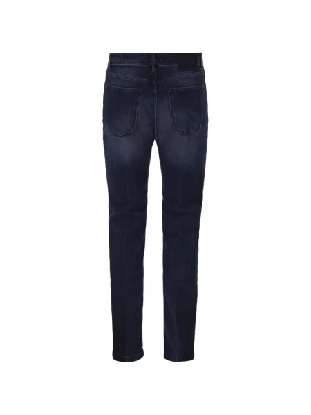 Blugi Kiton cu 5 buzunare albastru