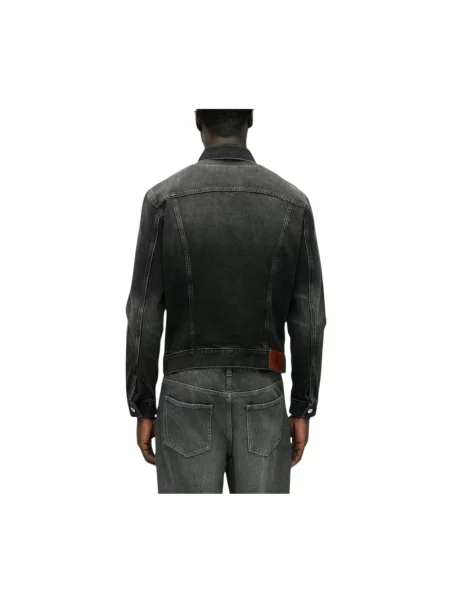 Kurtka jeansowa Calvin Klein Jeans klasyczna czarna