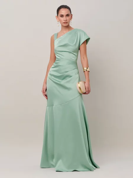 Sável Rochie de seară NATALIA deschis verde