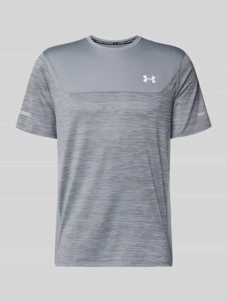 Koszulka Under Armour z nadrukiem z okrągłym dekoltem szara