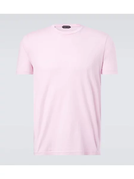 Tricou Tom Ford de mătase roz