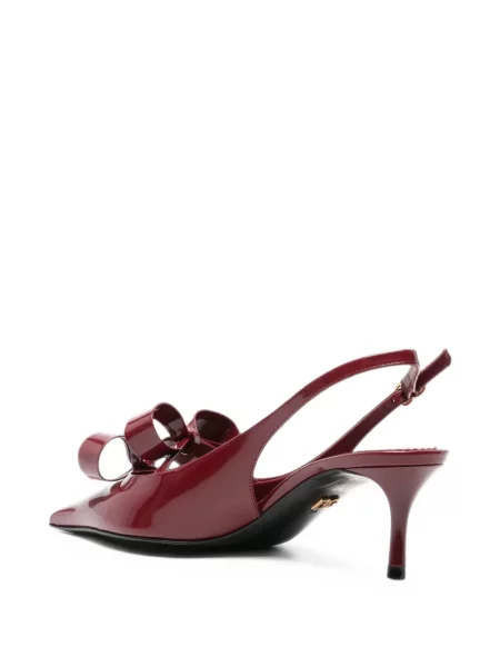 Pantofi cu toc Dolce & Gabbana slingback roșu