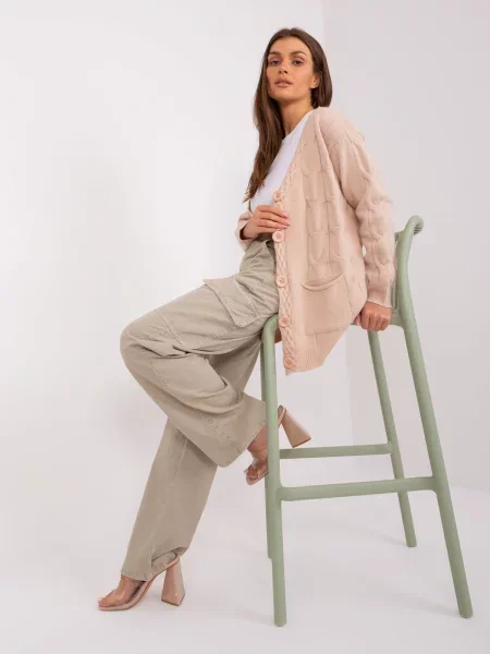 Pulover Wool Fashion Italia bej