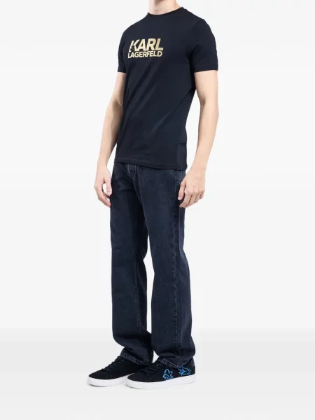 Tricou Karl Lagerfeld cu imagine negru