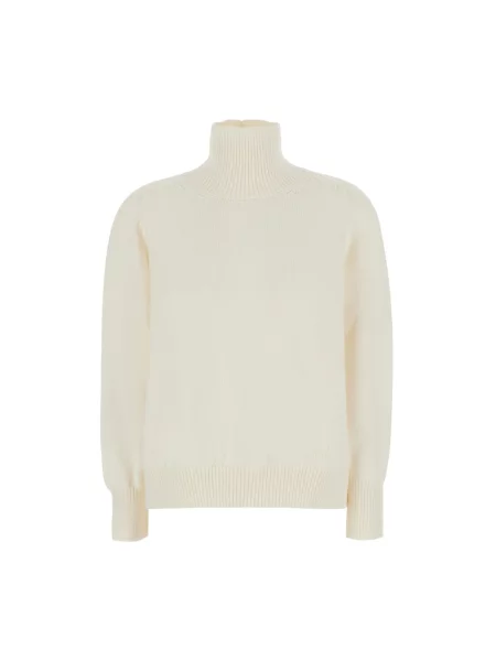 Sweter Fabiana Filippi wełniany biały