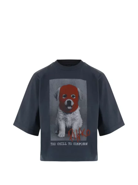 Tricou Pinko cu imagine gri