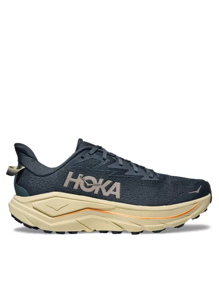 Lniane sneakersy Hoka niebieskie