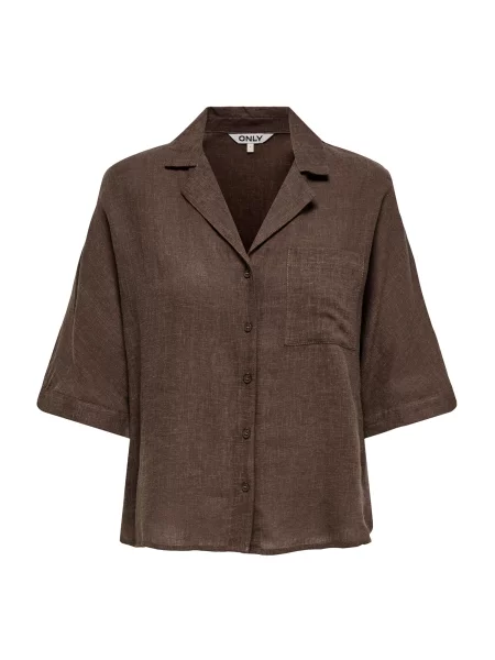 ONLY Bluză ONLTOKYO ciocolatiu