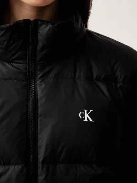 Calvin Klein Jeans пухено яке дамско черно