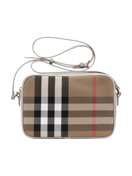 Wielobarwność torebka Burberry w kratkę