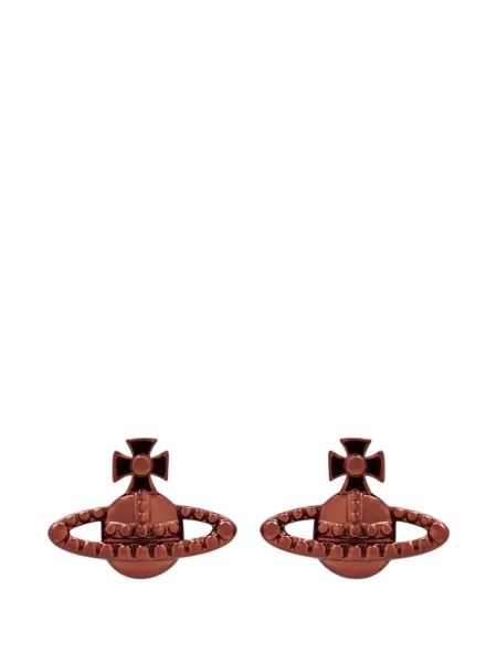 Обеци Vivienne Westwood кафяво
