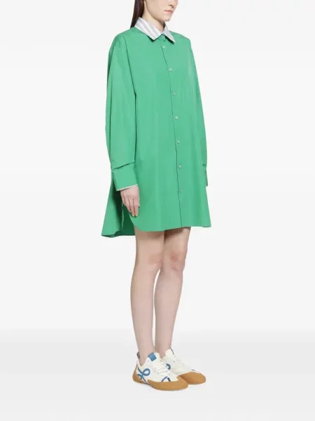 Rochie tip cămașă Loewe verde