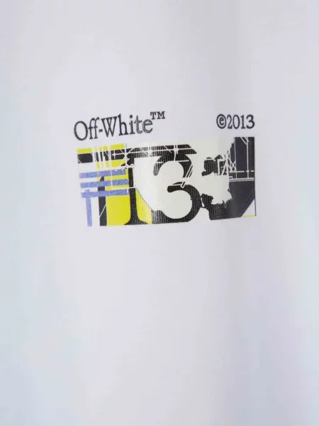Tricou Off-white cu imagine alb