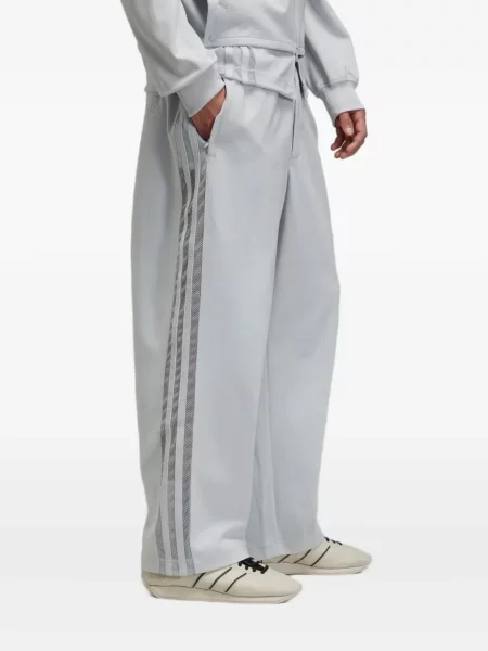 Kalhoty Y-3 se síťovinou bílé