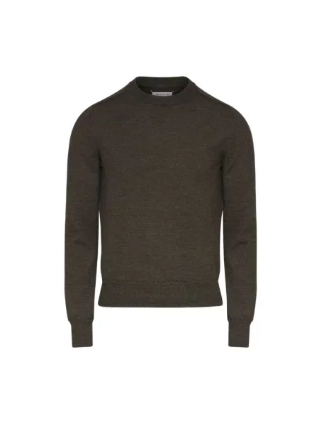 Sweter Maison Margiela brązowy