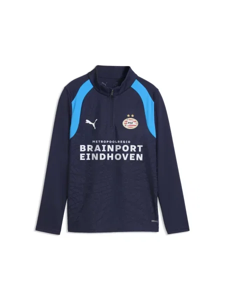 PUMA Młodzieżowa bluza treningowa PSV Eindhoven z zamkiem Akcesoria niebieski