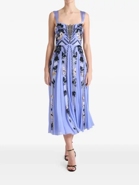 Rochie Temperley London cu paiete albastru