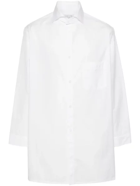 Cămașă Yohji Yamamoto din poplin alb