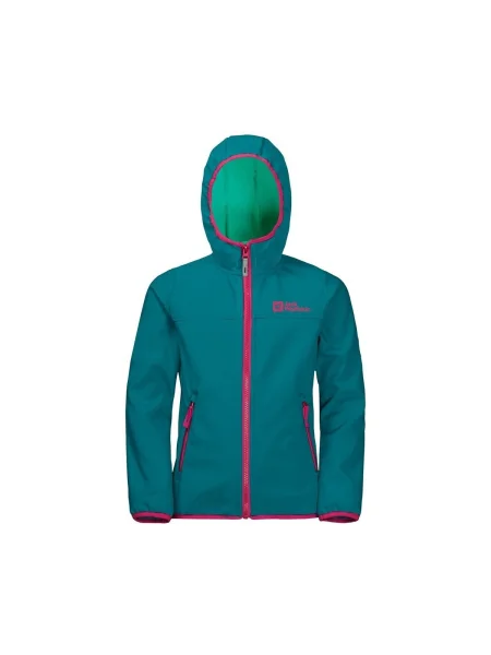 Geacă copii Jack Wolfskin verde